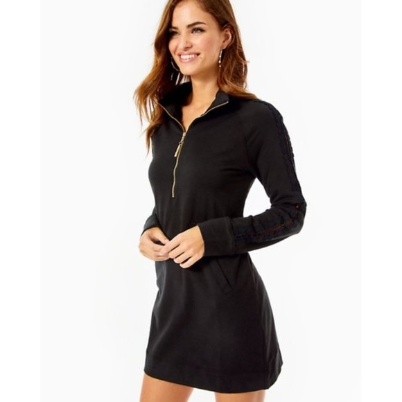 Lilly Pulitzer Skipper Solid Popover Dress - Picture 1 of 14